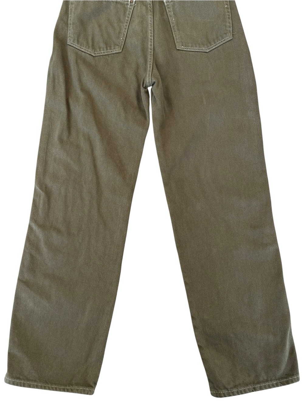 Reformation Cowboy High Rise Straight Jeans Katamala Olive Green Size 28 - Picture 6 of 11